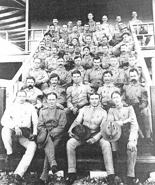 Hospital Corps Columbia Barracks Sept 1900
